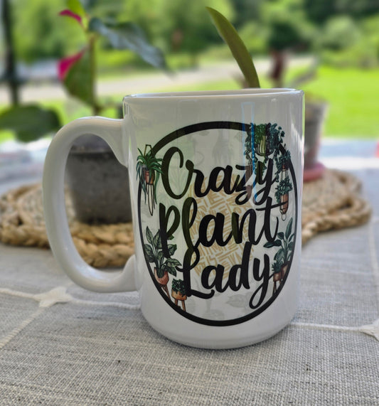 'Crazy Plant Lady' Mug
